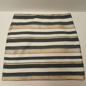 J.Crew shiny mini skirt size 0